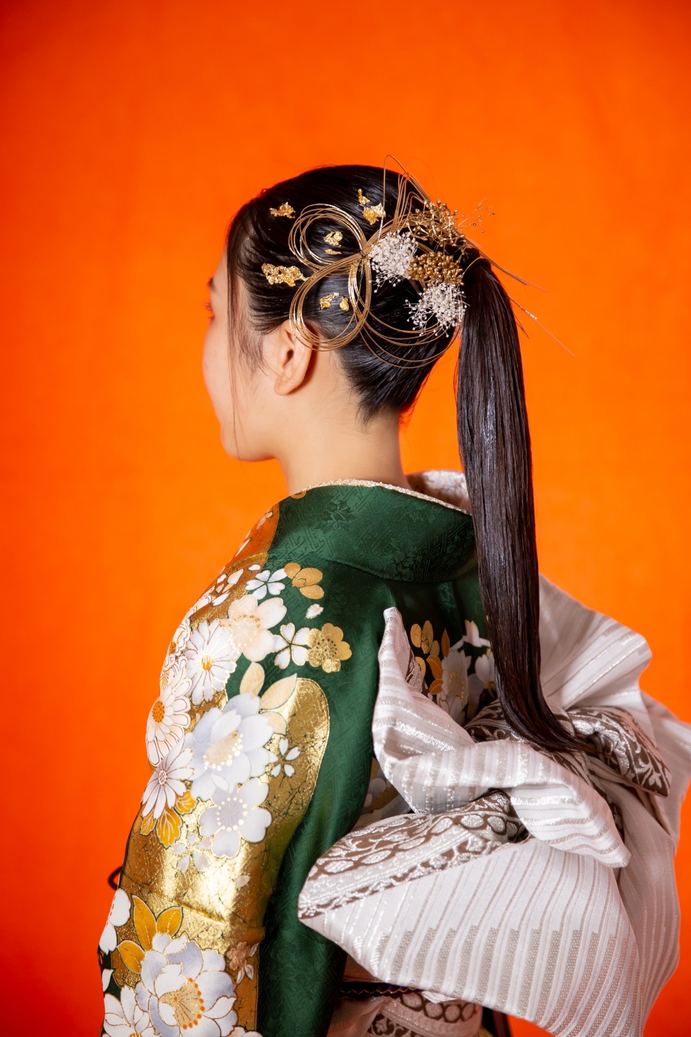 洋装のヘアスタイル