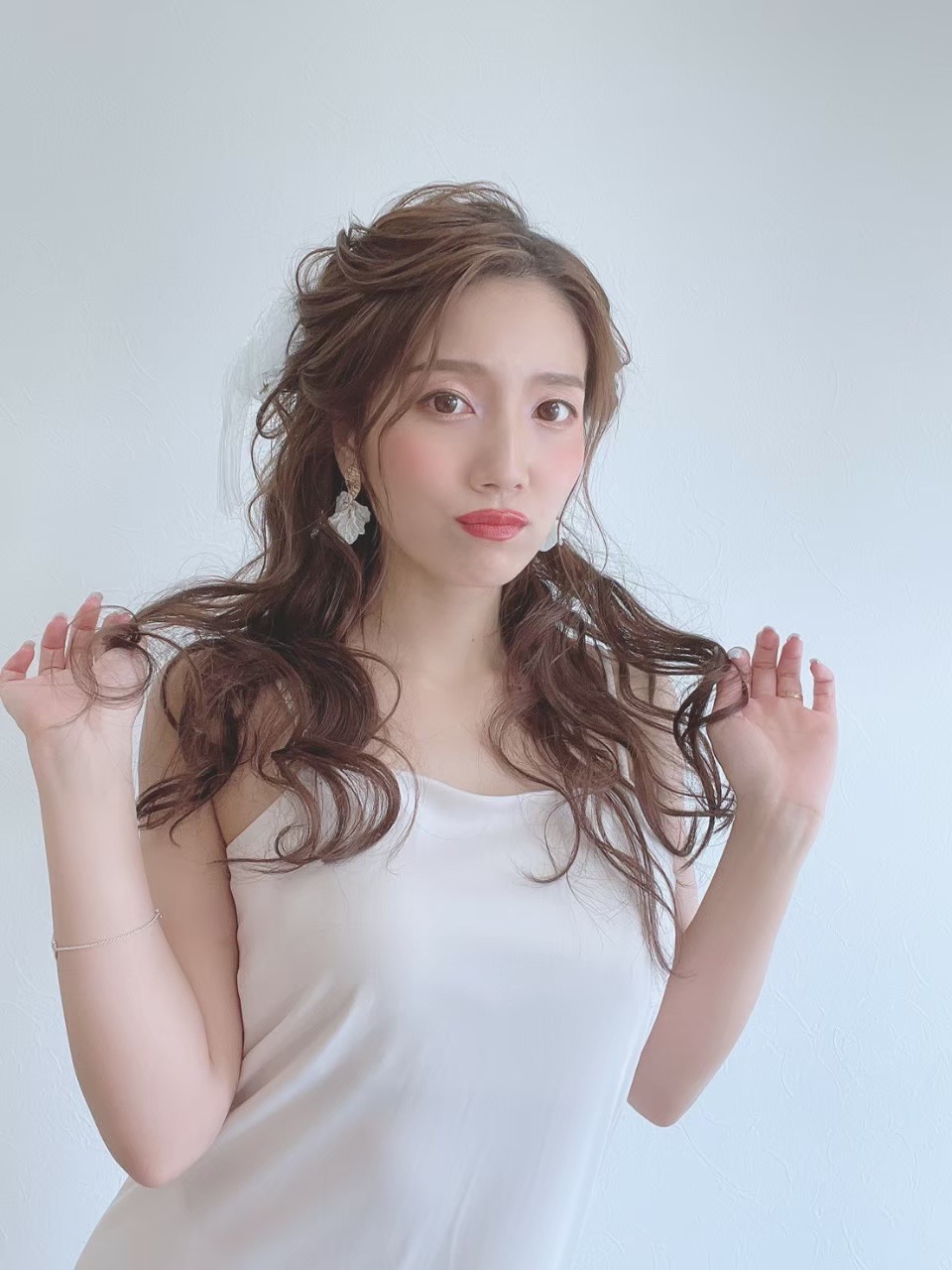 洋装のヘアスタイル