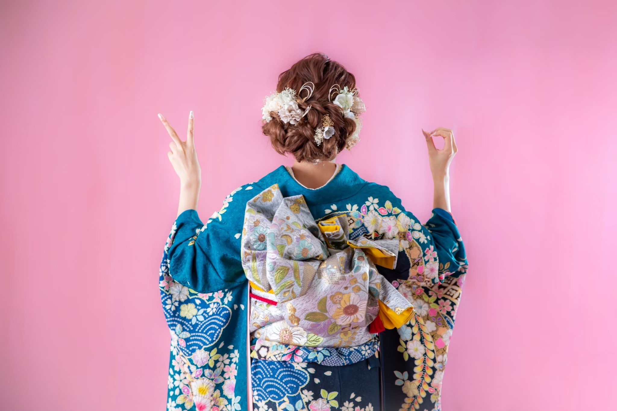 洋装のヘアスタイル