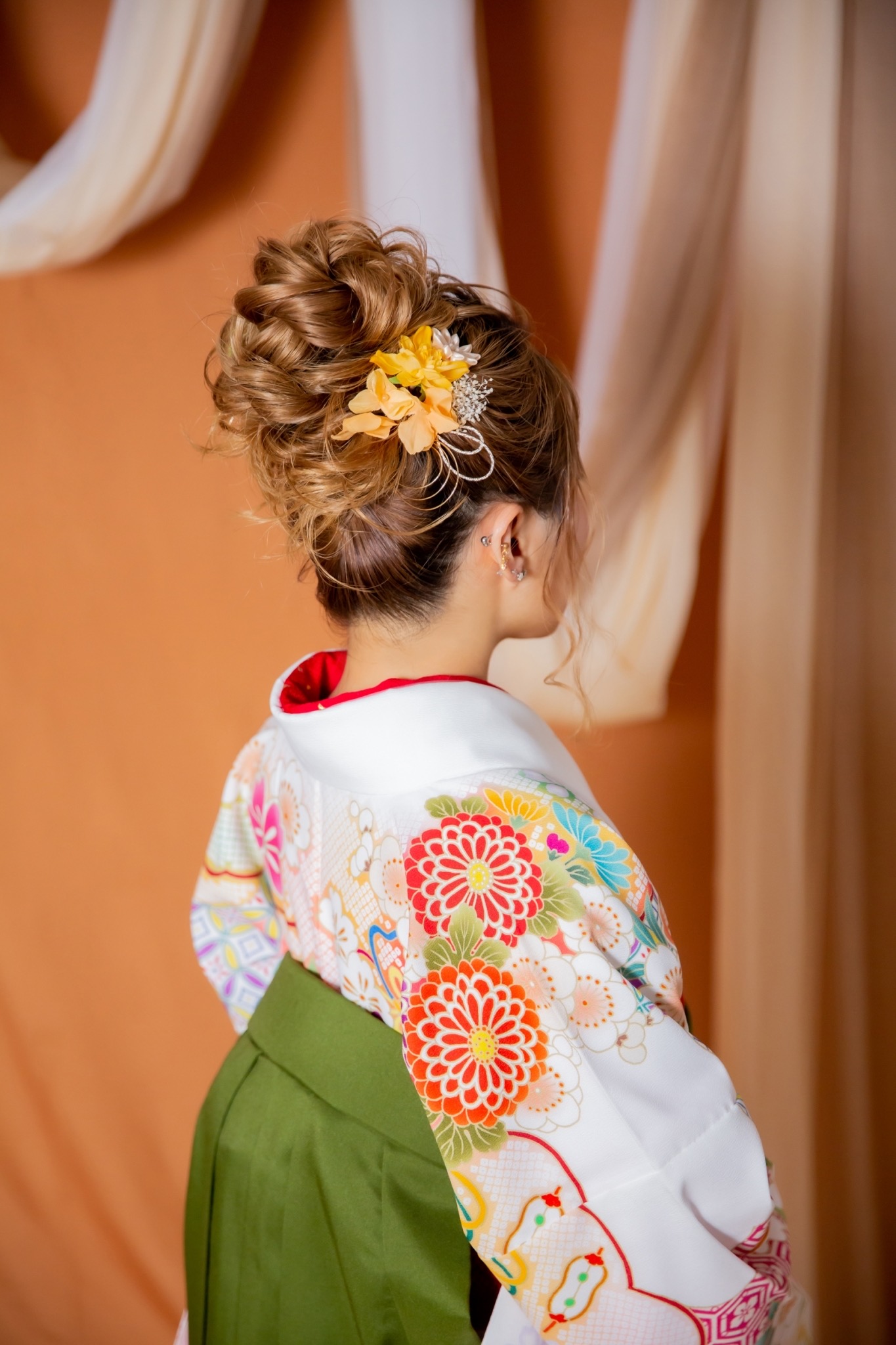 洋装のヘアスタイル