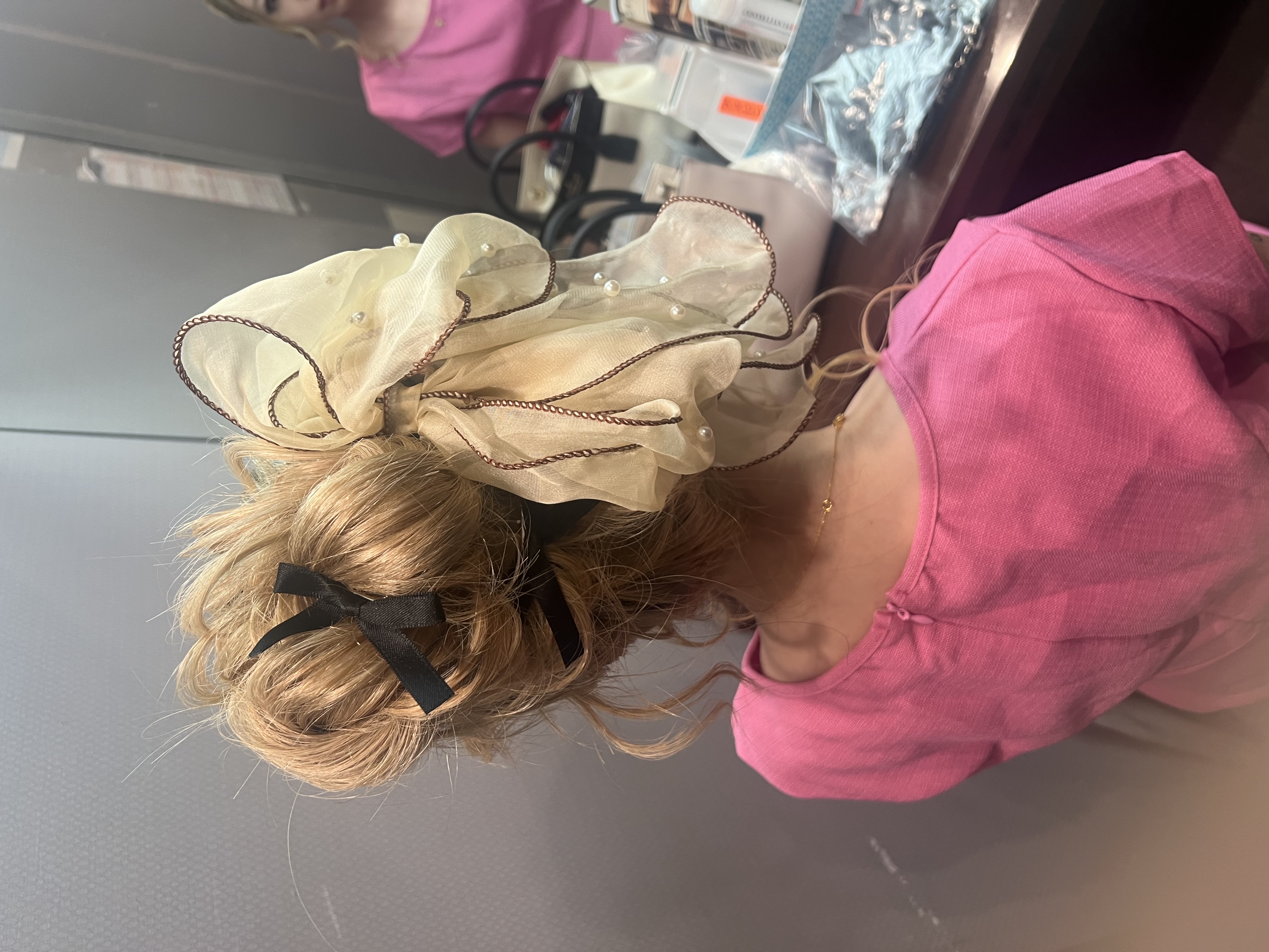 洋装のヘアスタイル