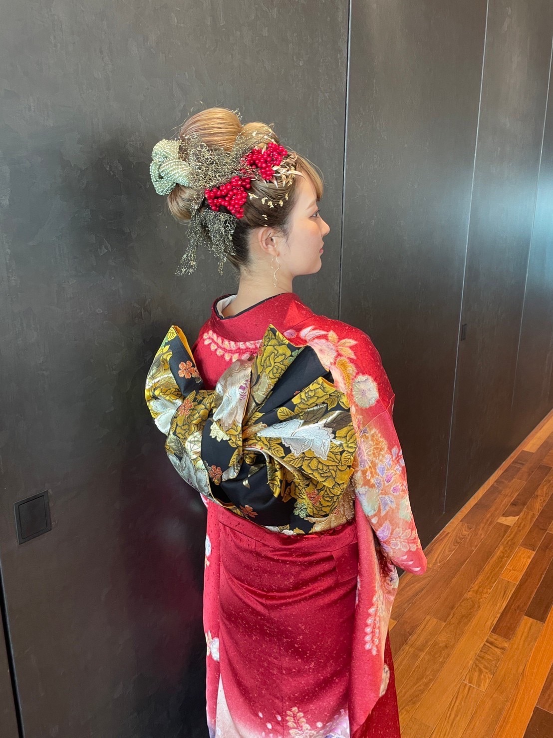 洋装のヘアスタイル