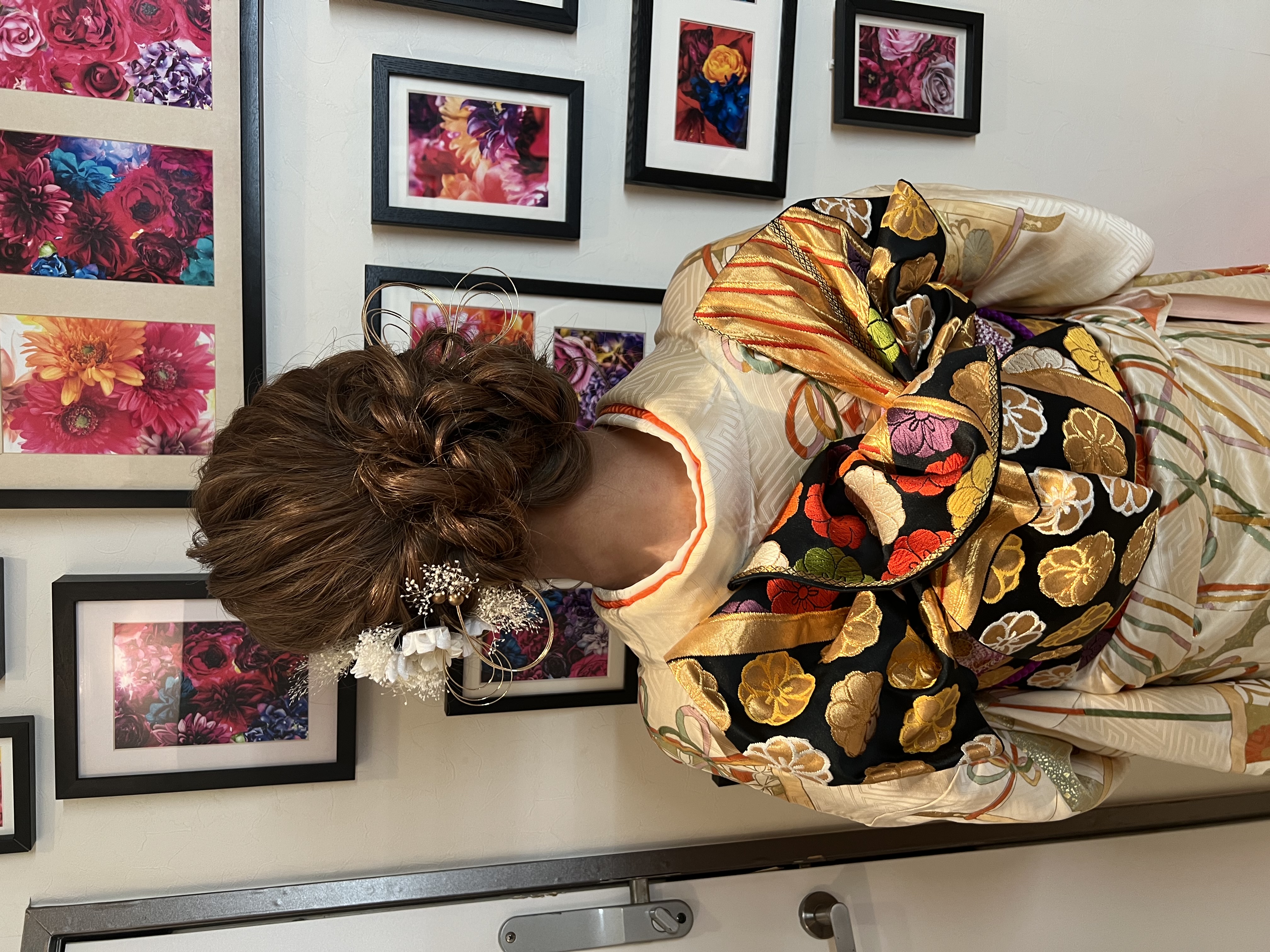 洋装のヘアスタイル