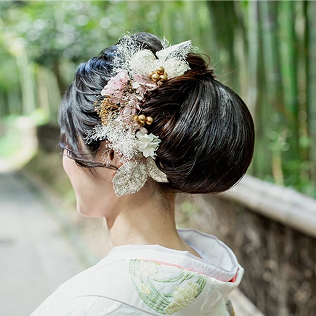 和装のヘアスタイル
