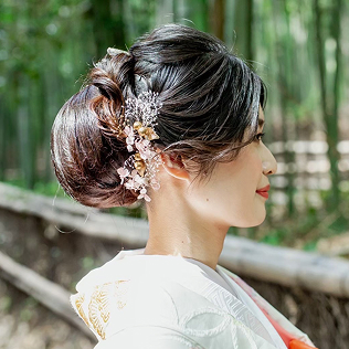 和装のヘアスタイル
