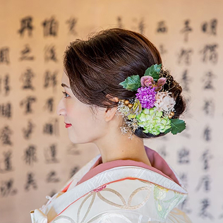和装のヘアスタイル