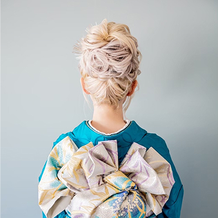 和装のヘアスタイル