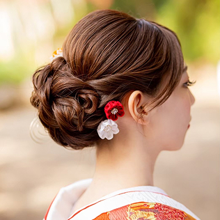 和装のヘアスタイル