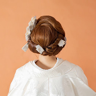 和装のヘアスタイル