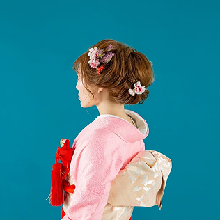 和装のヘアスタイル