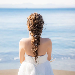 洋装のヘアスタイル