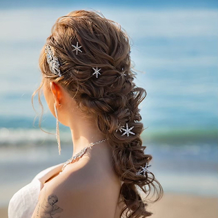 洋装のヘアスタイル